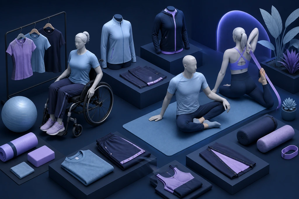 Ropa deportiva y yoga adaptada